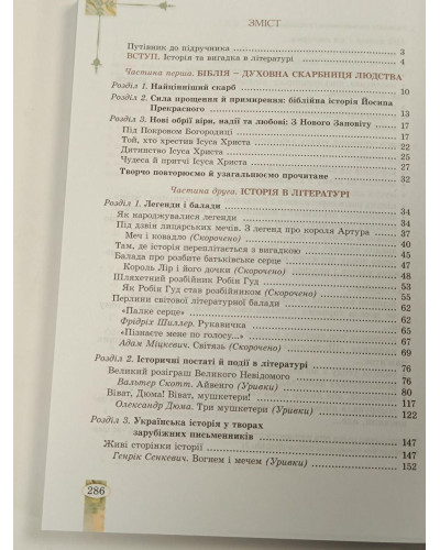 Підручник Зарубіжна література Волощук 7 клас 2024 м'яка палітурка А5 формату