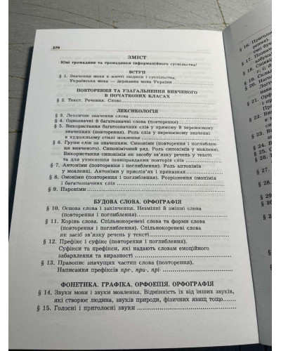 Підручник Українська мова Глазова 5 клас НУШ 2022 м'яка палітурка оригінального розміру 240 стр